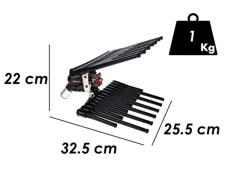 Lisam MG Turbo - Peigne vibreur pneumatique - secoueur à olives 6 bars - 1800 battements par minute