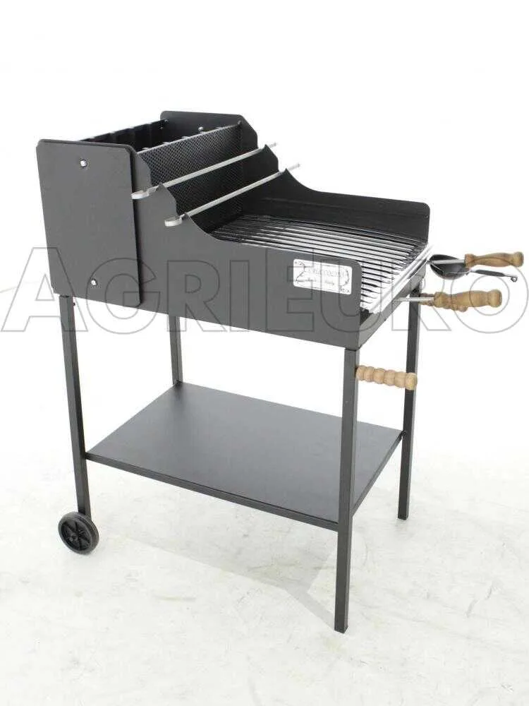 Cruccolini Fuocone Inox - Barbecue à bois et charbon en fer artisanal