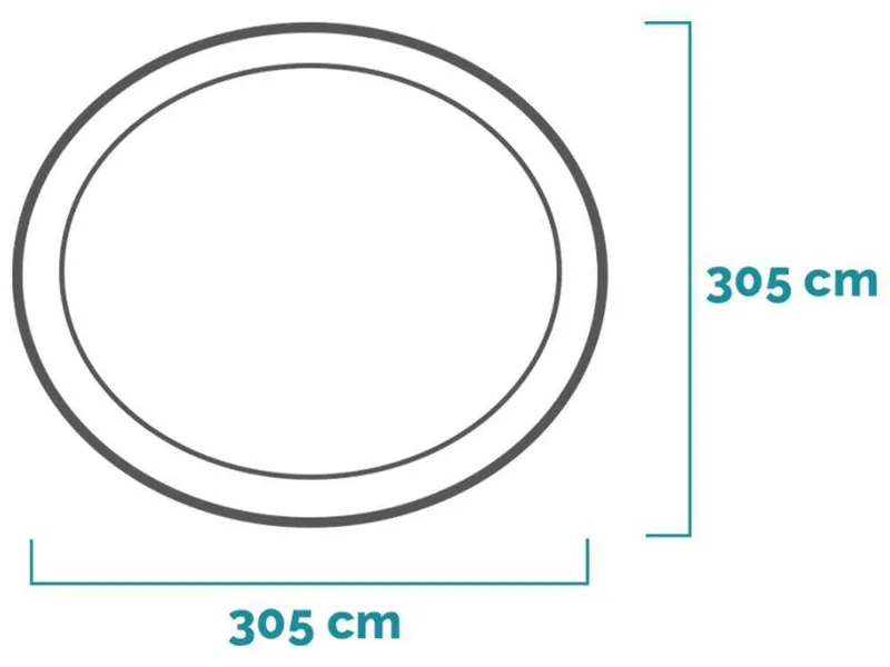 Intex Easy Set 28116NP - Ø305x61 cm - Piscine gonflable