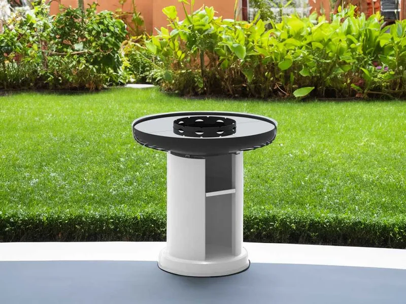 Palazzetti Apollo 110 - Barbecue à bois et charbon en maçonnerie