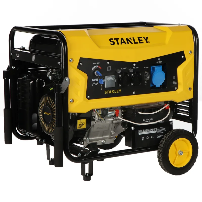 Stanley SG 6500B-1 - Groupe électrogène à essence - AVR - 6.5 kW monophasé