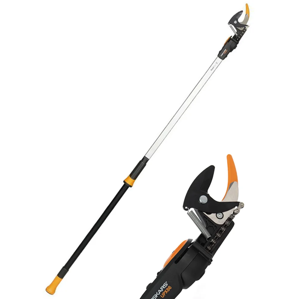 Fiskars UPX86 - Coupe-branches télescopique professionnel - perche de 240/400 cm - Ø 32 mm