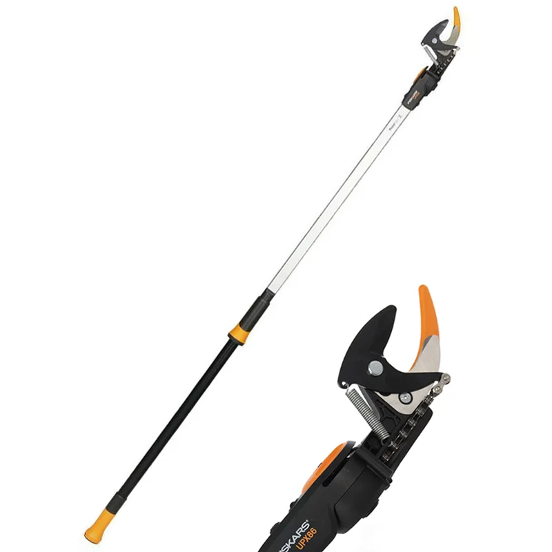 Fiskars UPX86 - Coupe-branches télescopique professionnel - perche de 240/400 cm - Ø 32 mm
