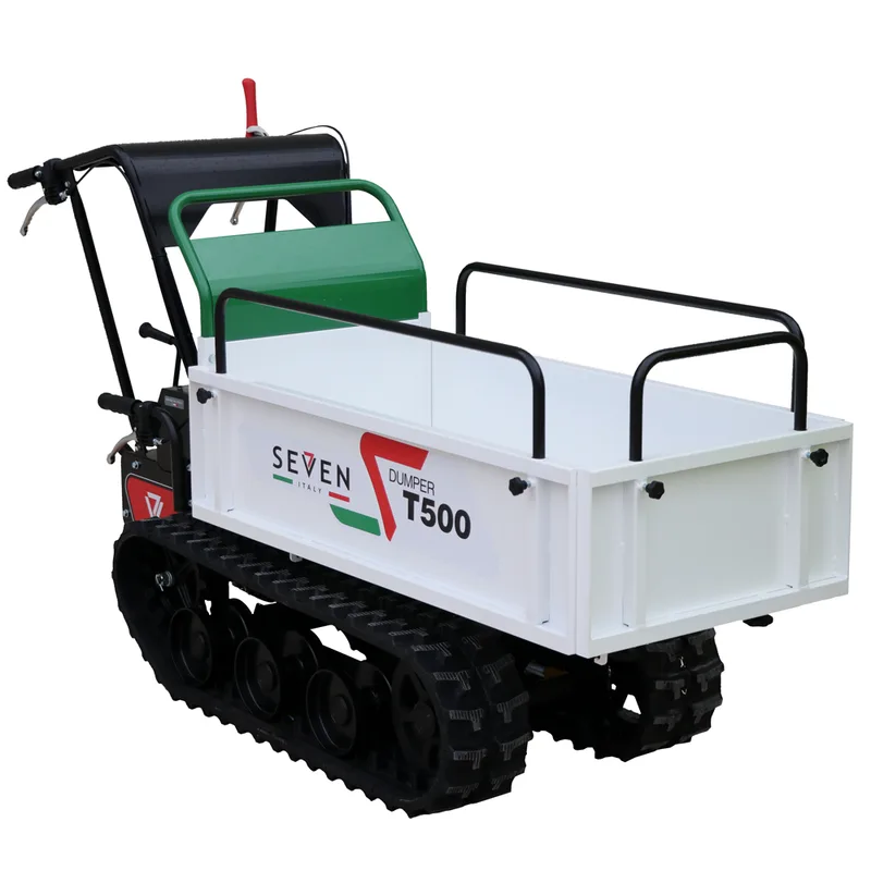 Brouette à chenilles Seven Italy T500 GX - Benne extensible - Capacité 500 kg