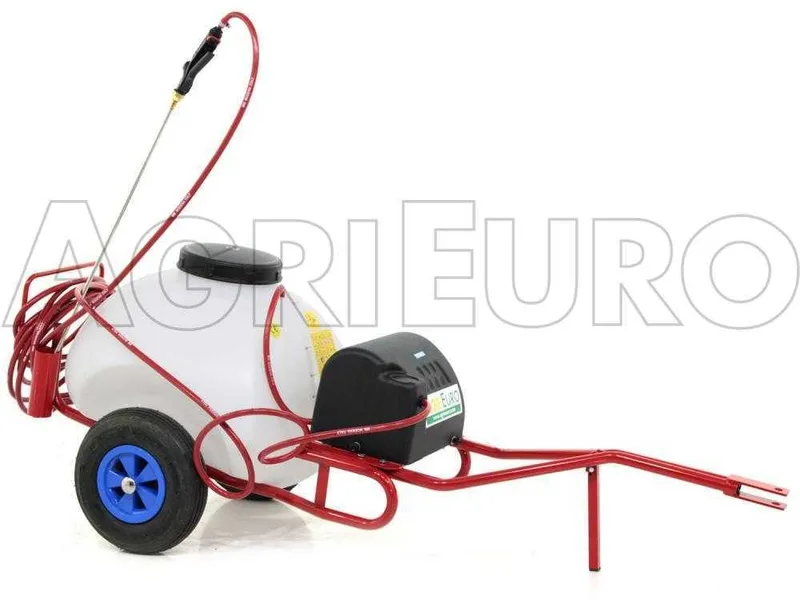 Timon de remorquage pour pompe de pulvérisation électrique sur chariot AgriEuro