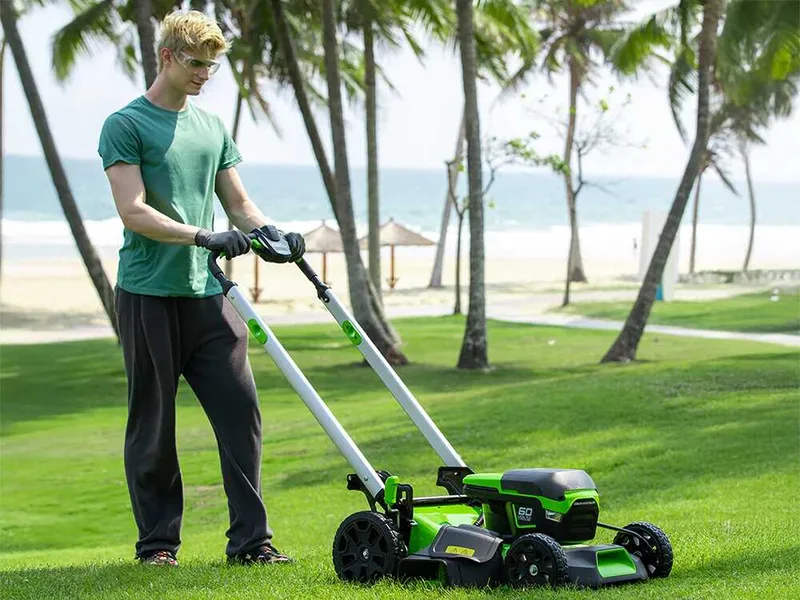 Greenworks GD60LM51SP - Tondeuse à gazon autotractée à batterie