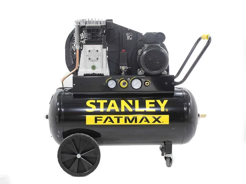 Stanley Fatmax B 400/10/100 - Compresseur d'air électrique monophasé à courroie - Moteur 3 CV - 100 L