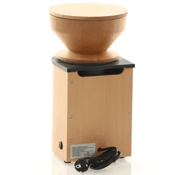 Mockmill Lino 100 - Moulin pour farine en bois avec meules en pierre - 360W