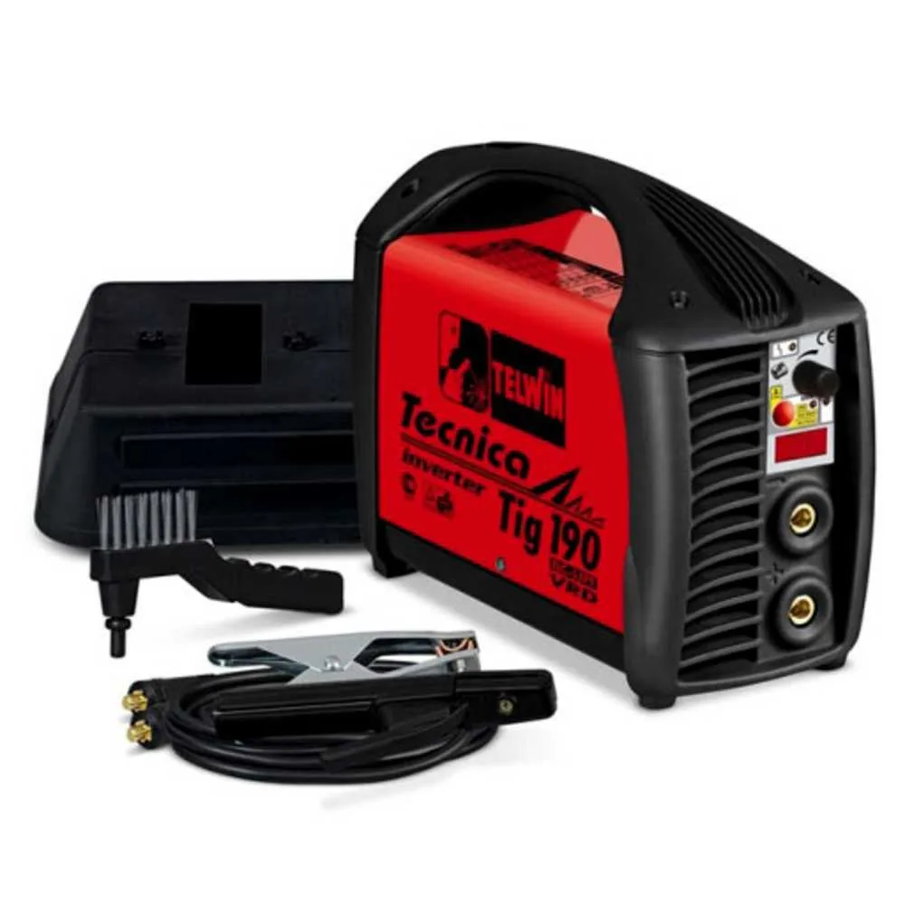 Telwin Tecnica TIG 190 DC - Poste à souder inverter (TIG LIFT, MMA) + Kit, courant continu (DC)