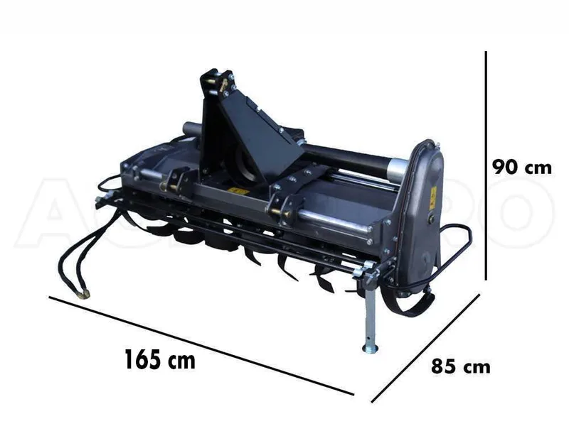 Blackstone BHTL-150 - Fraise rotative pour tracteur série médium-lourde - Déport hydraulique
