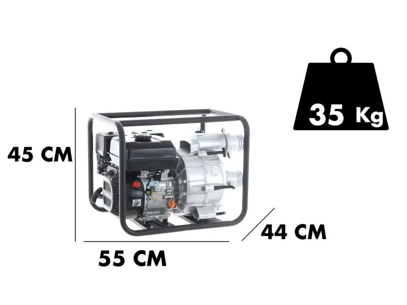 Motopompe pour eaux chargées RATO RT80W26 3.8 moteur R210