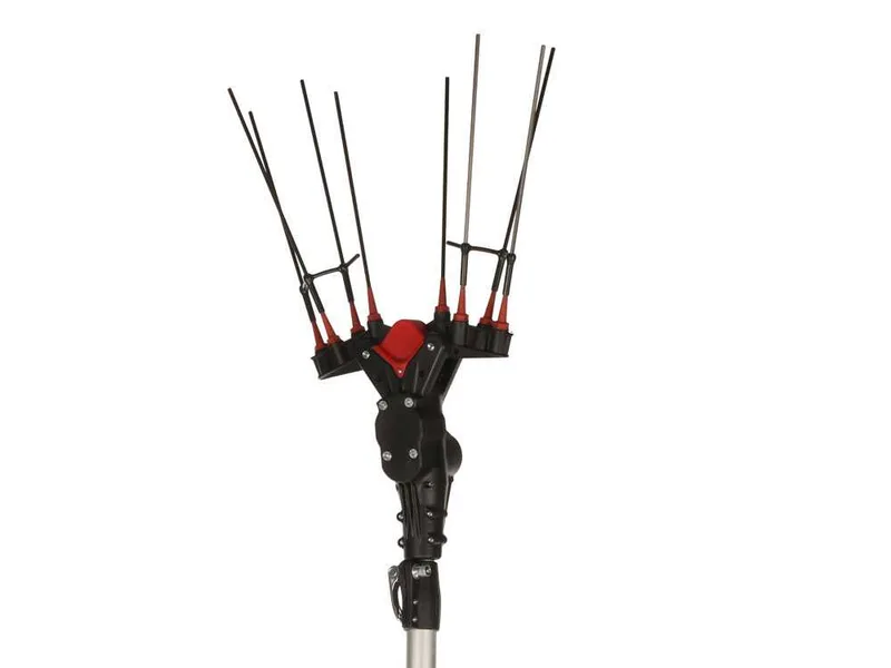 Castellari Vertigo XL 18 12 V - Peigne vibreur à batterie au lithium - Perche télescopique de 280 à 410 cm
