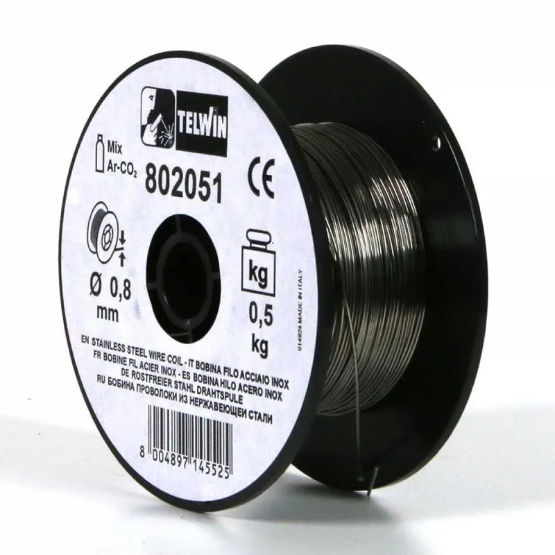 Bobine fil acier inox 0,8 mm Telwin - 0,5 kg
