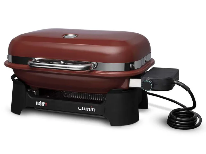 Weber Lumin Compact Red - Barbecue électrique portable