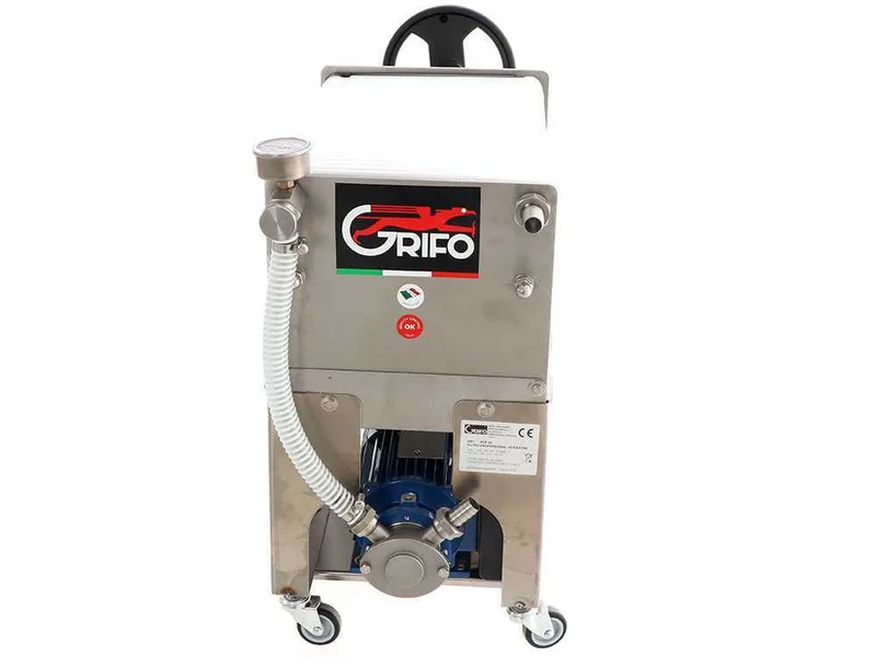 Grifo Professional FCP30-Olio - Filtre à plaques pour huile sur chariot - Pompe INOX