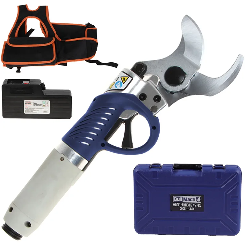 BullMach ARTEMIS 45 Pro - Sécateur électrique de taille - 36V 4Ah - Diamètre de coupe 45 mm