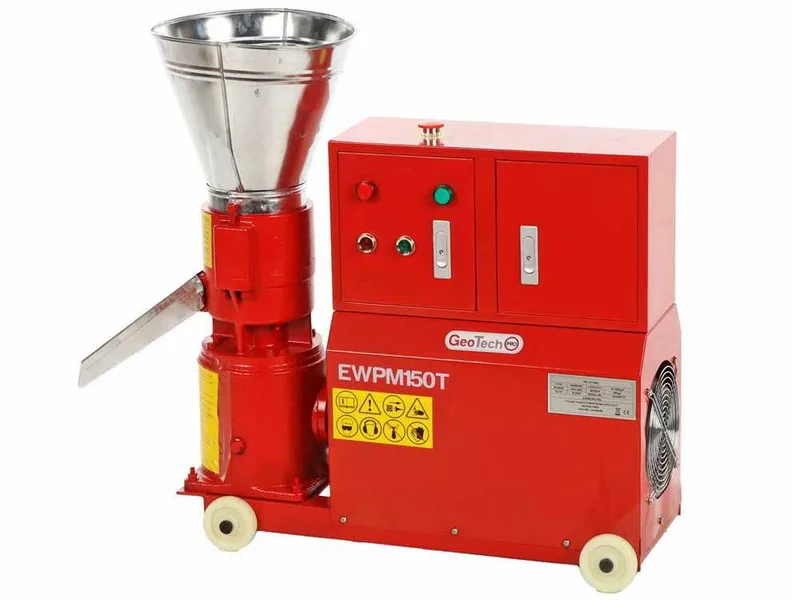 GeoTech Pro EWPM150T - Presse à pellets Triphasée - Fabrication de pellets pour le chauffage