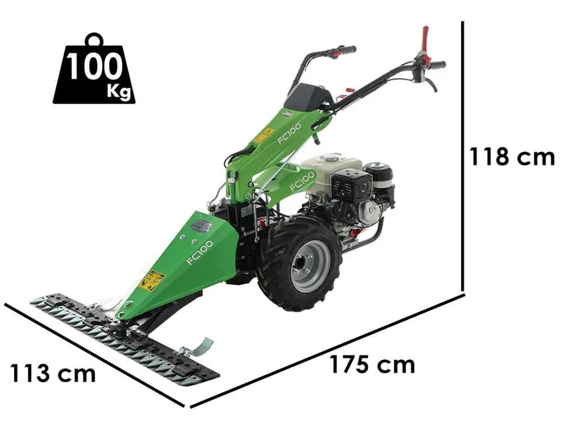 Lampacrescia MGM FC 100 - Motofaucheuse multifonction - Honda GX270
