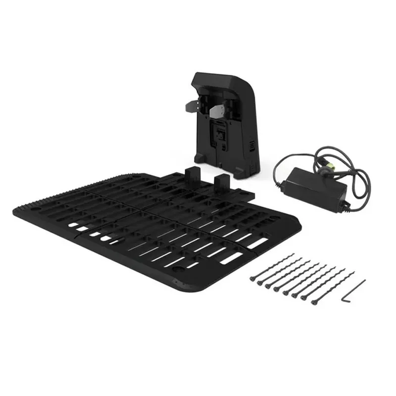 Seconde base de recharge pour Worx Landroid + chargeur + 8 clous de fixation et clé