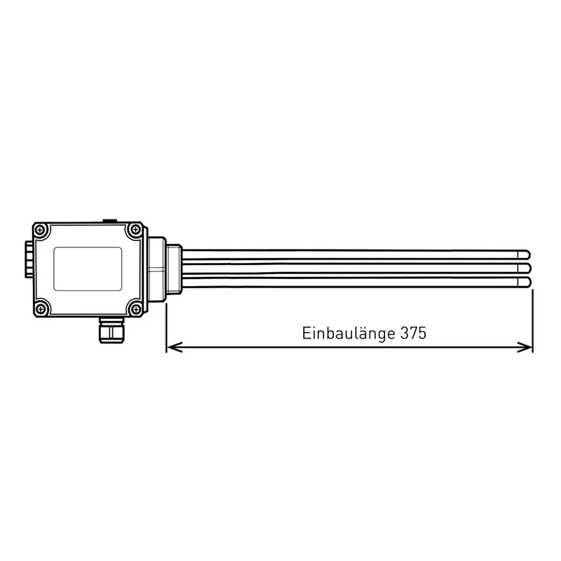 Résistance électrique à visser / Cartouche chauffante ESH 3.00 - 3 kW - 375 mm