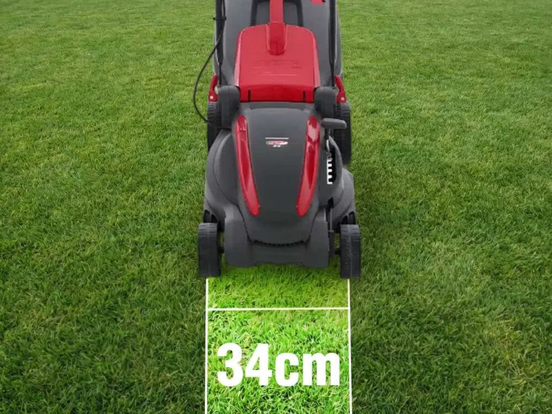 Castelgarden XE 36 - Tondeuse à gazon électrique - 1200W - Coupe de 34 cm