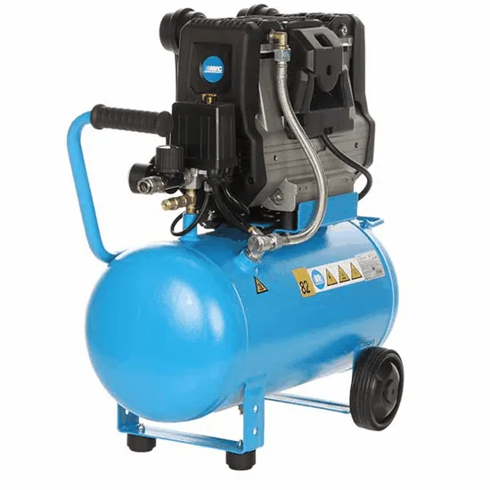Abac pole position quiete OS20 - Compresseur d'air électrique monophasé insonorisé - Oil-less - Moteur 2 CV - 24 L