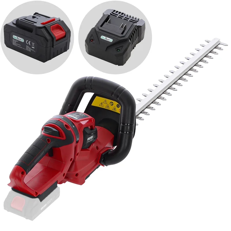 GeoTech X-Line HT-20V - Taille-haie à batterie - 20 V 5 Ah - Lame de 51 cm