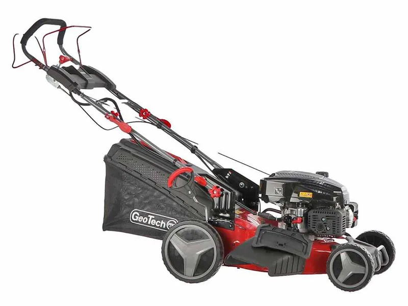 GeoTech Pro S51-200 BMSGW ES - Tondeuse à gazon tractée 4 en 1 - Démarrage électrique