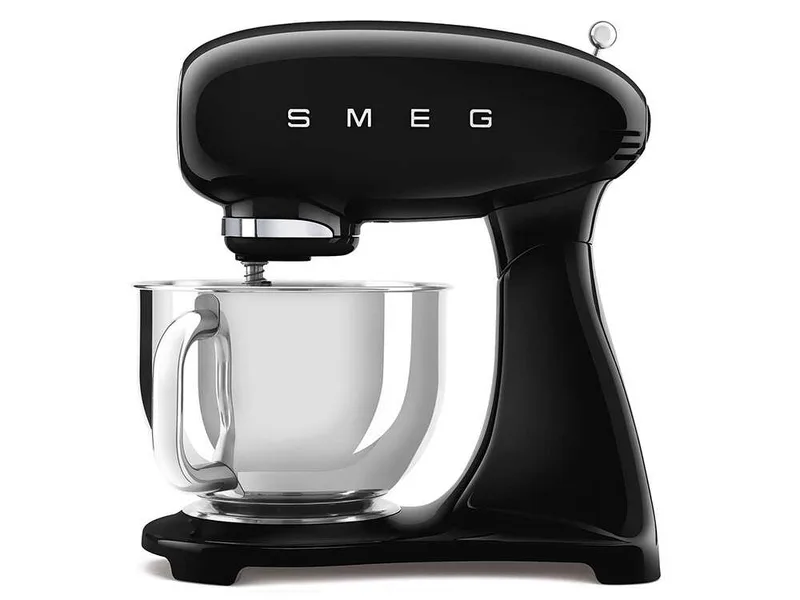 Smeg Full Color Noir - Batteur mélangeur planétaire - Cuve en acier inoxydable de 4,8 litres