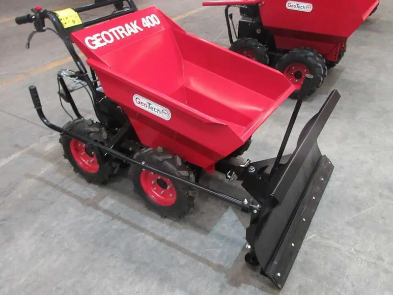Lame antérieure pour brouette à moteur GeoTech Pro GEOTRAK 400 avec caisson de 400Kg
