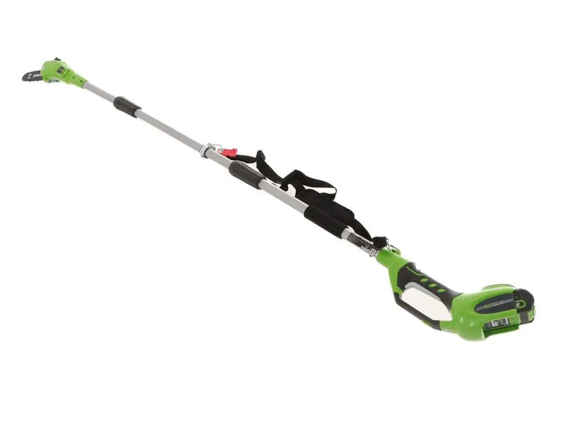 Taille-haies/Élagueuse électrique orientable Greenworks 2Ah - 40V