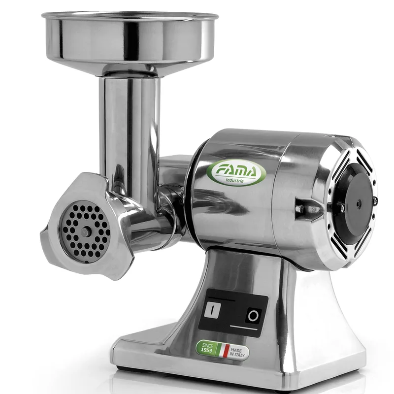 Fama TS8 - Hachoir à viande électrique - Corps et groupe de hachage en aluminium