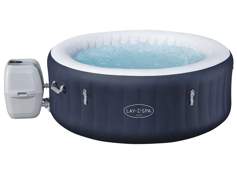 Bestway Lay-Z-Spa Miami AirJet 6001C - Ø180x66 cm - Spa gonflable pour 3-4 personnes