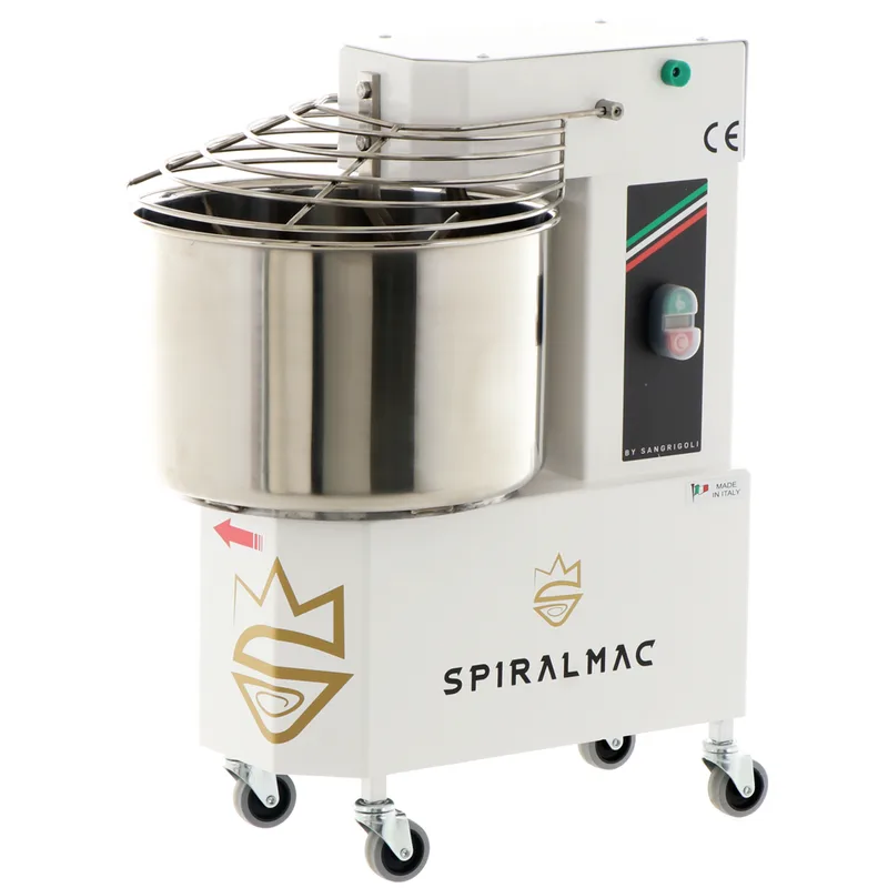 Pétrin à spirale SPIRALMAC SV12 monophasé - Capacité de pâte 12 Kg