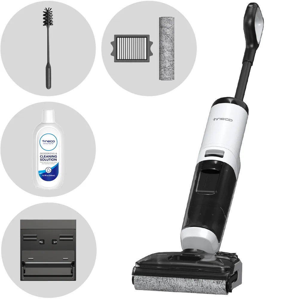 Tineco Floor One S5 max - Autolaveuse à batterie - 3 en 1 : lave, sèche et aspire