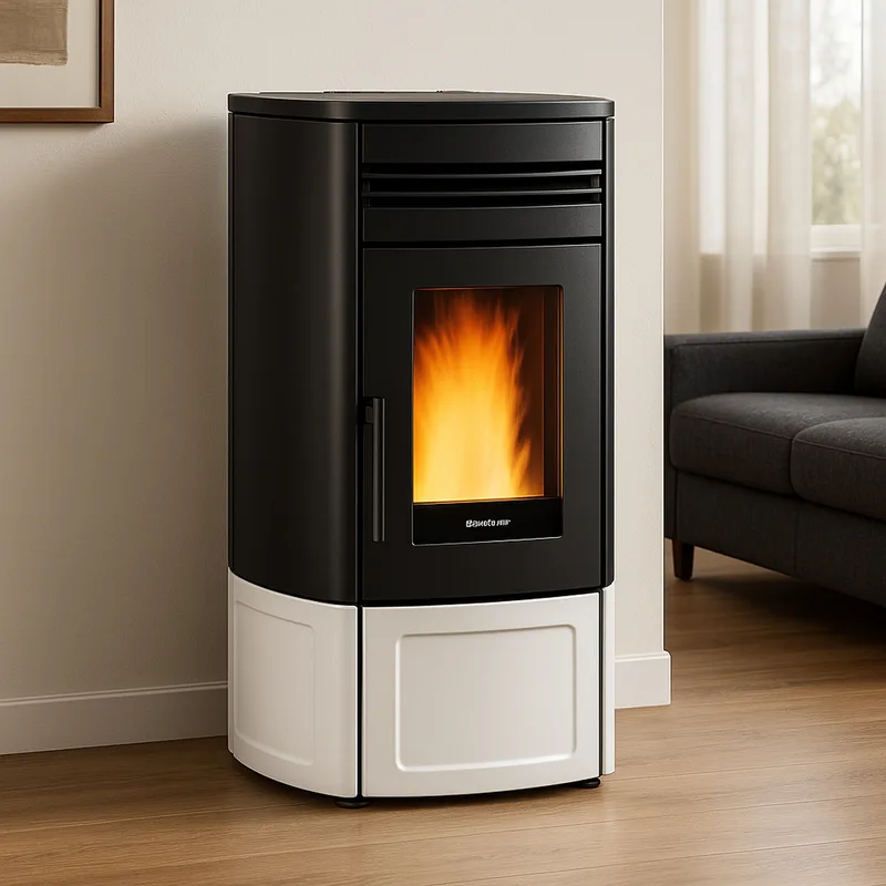 Extraflame noris PLUS lux - Blanc poêle à granulés evolution line