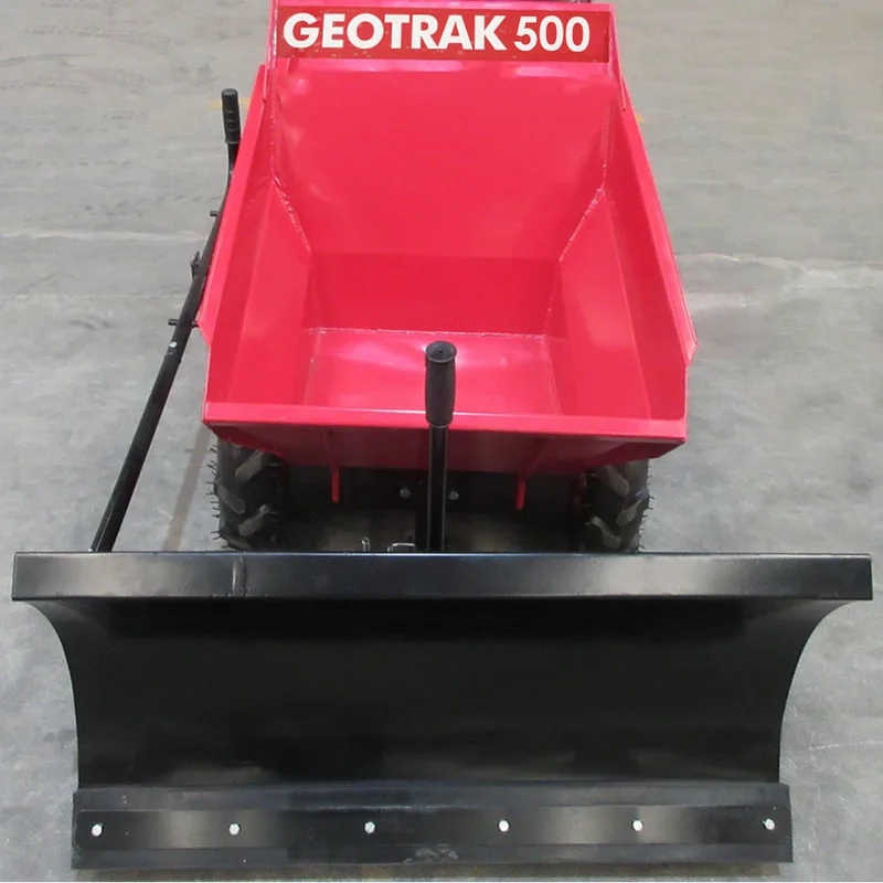 Lame avant pour brouette à moteur GeoTech Pro GEOTRAK 500 - Benne 500Kg