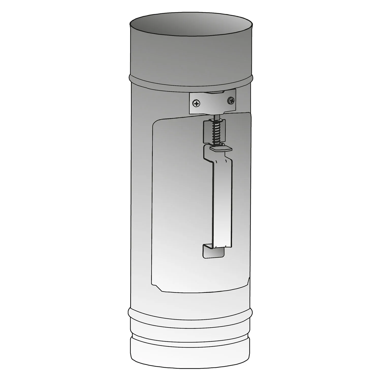 Schiedel PRIMA PLUS élément de nettoyage Ø130 mm simple paroi mat
