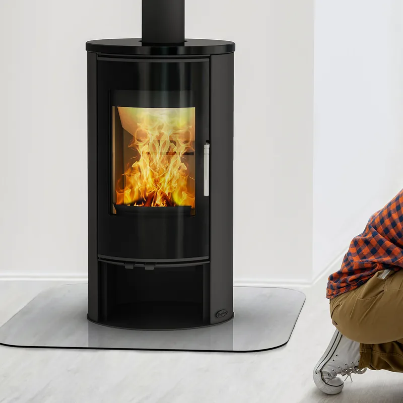 Cheminée Elite Kobe Poêle à bois Céramique Noire