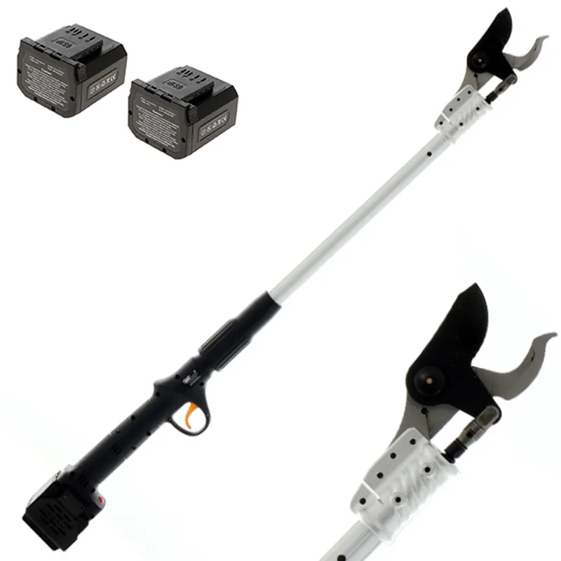 Volpi KV81 - Sécateur électrique sur perche - 2x 21.6V 4Ah - Diamètre de coupe 38 mm