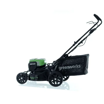 Greenworks GD48LM46 - Tondeuse à gazon à batterie 48V/4Ah - Coupe 46 cm