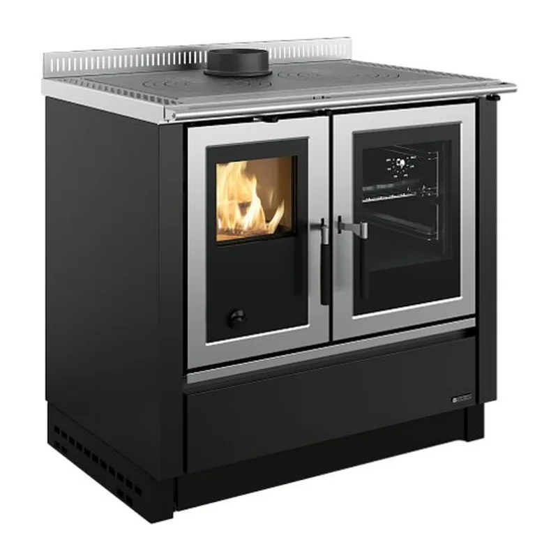 La Nordica VENEZIA.16 - Anthracite Noir cuisinière à bois