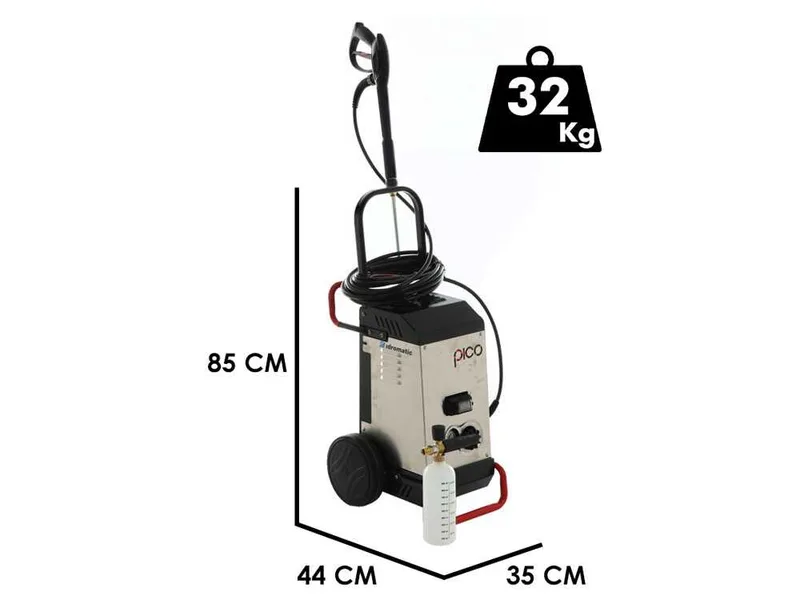 Idromatic pico 150.9 ts - Nettoyeur haute pression à froid professionnel - monophasé - 150 bar - 540 l/h