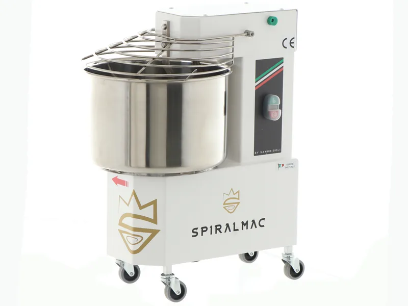 Pétrin à spirale SPIRALMAC SV12 monophasé - Capacité de pâte 12 Kg