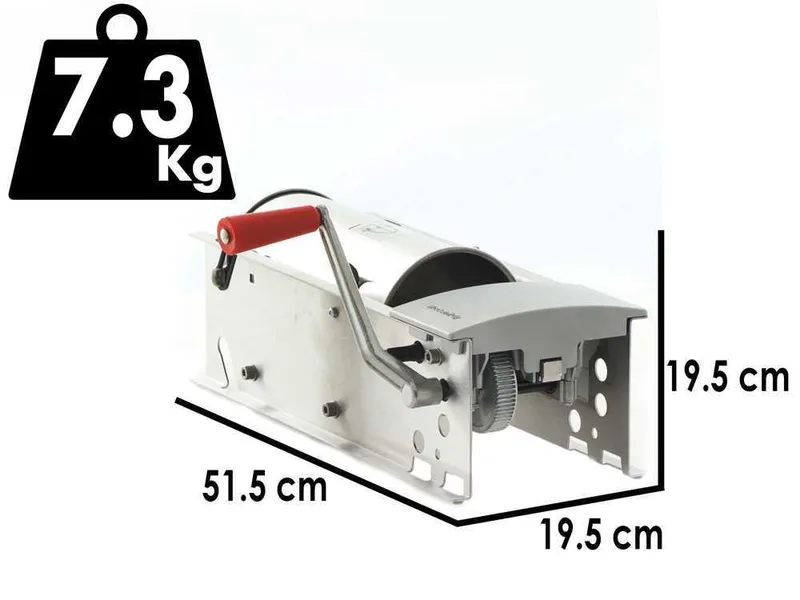 Tre Spade Mod. Star 8 INOX - Poussoir à charcuterie manuel 7 kg - 2 vitesses