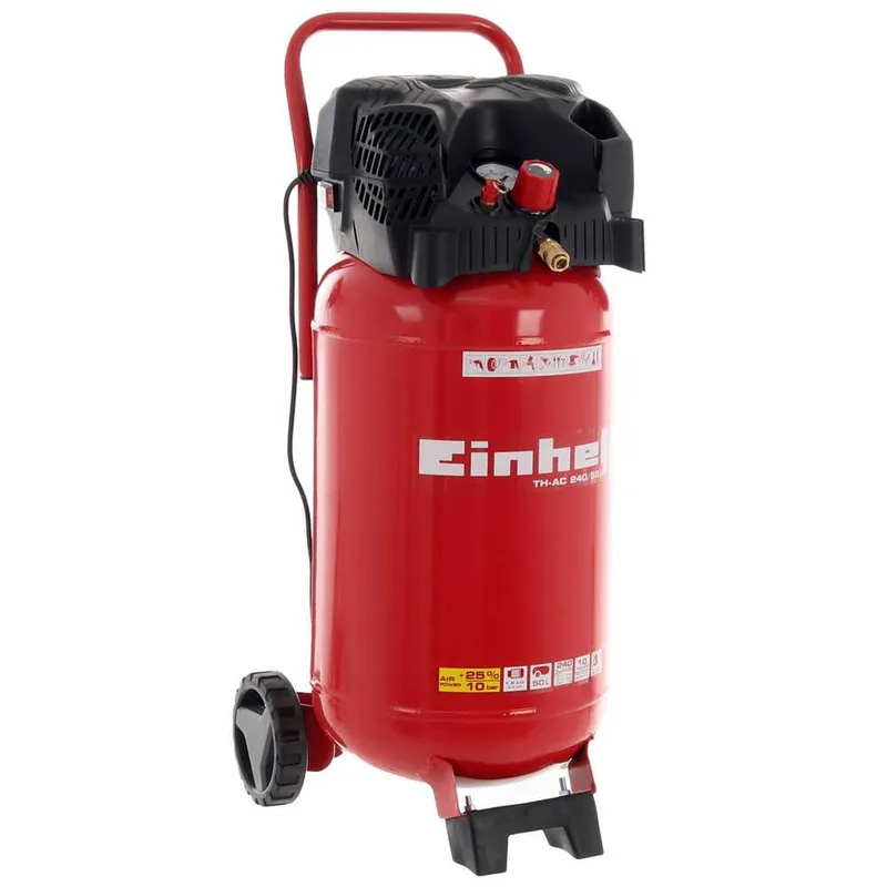 Einhell TH-AC 240/50/10 OF - Compresseur à air électrique portatif - Moteur 2 CV - 50 L oilless