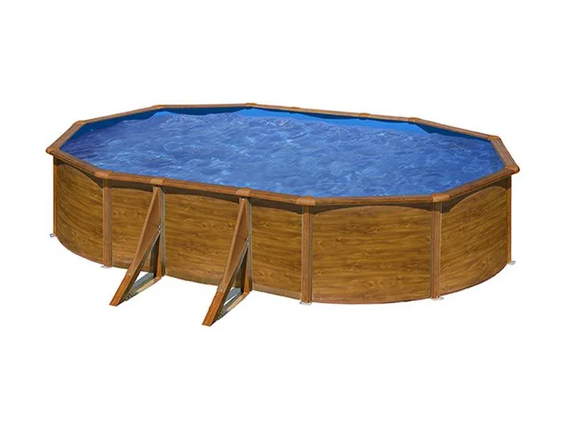 Gre Pacific Ovale 500 x 300 x 120cm - Piscine hors-sol en acier