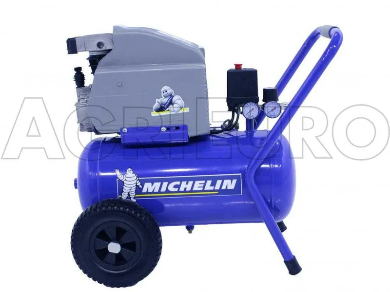 Michelin MCX 24 - Compresseur électrique sur chariot - Moteur 2 CV - 24 L - Air comprimé