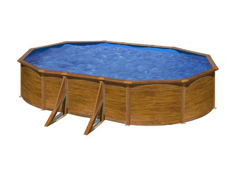 Gre Pacific Ovale 610 x 375 x 120 cm - Piscine hors-sol en acier