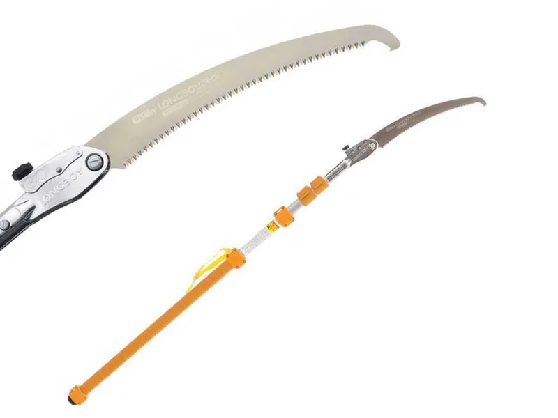 Scie de jardin professionnelle sur perche télescopique en aluminum silky longboy 360 - perche de 3,60M